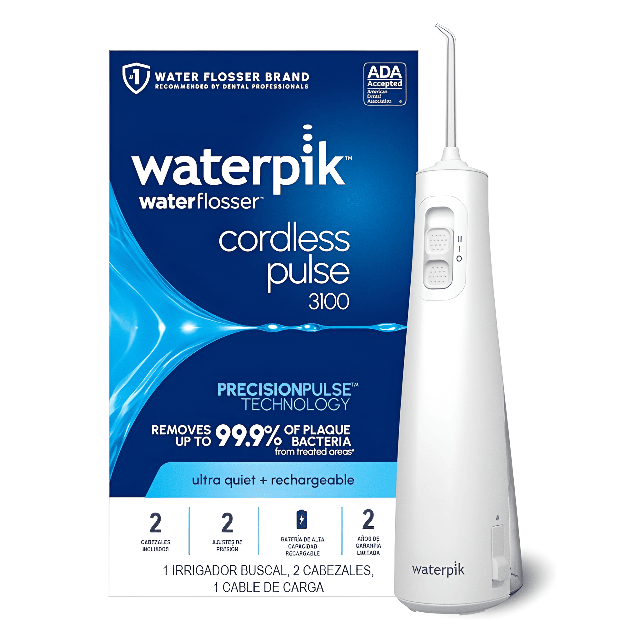 WATERPIK CORDLESS PULSE 3100 IRRIGADOR BUCAL PORTÁTIL - 1