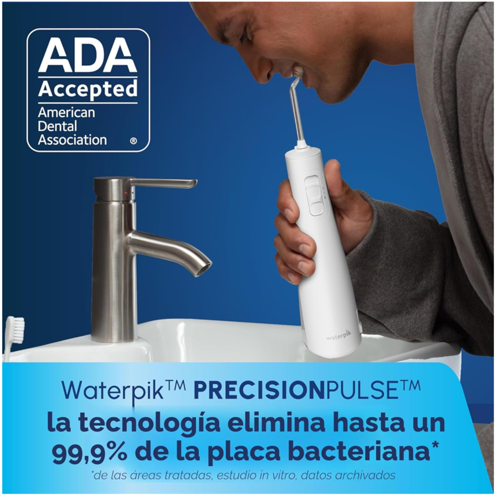 WATERPIK CORDLESS PULSE 3100 IRRIGADOR BUCAL PORTÁTIL - 7