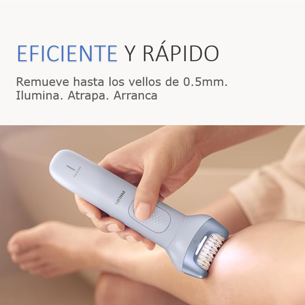 DEPILADORA PHILIPS INALÁMBRICA CON 3 ACCESORIOS BRE708 - 2