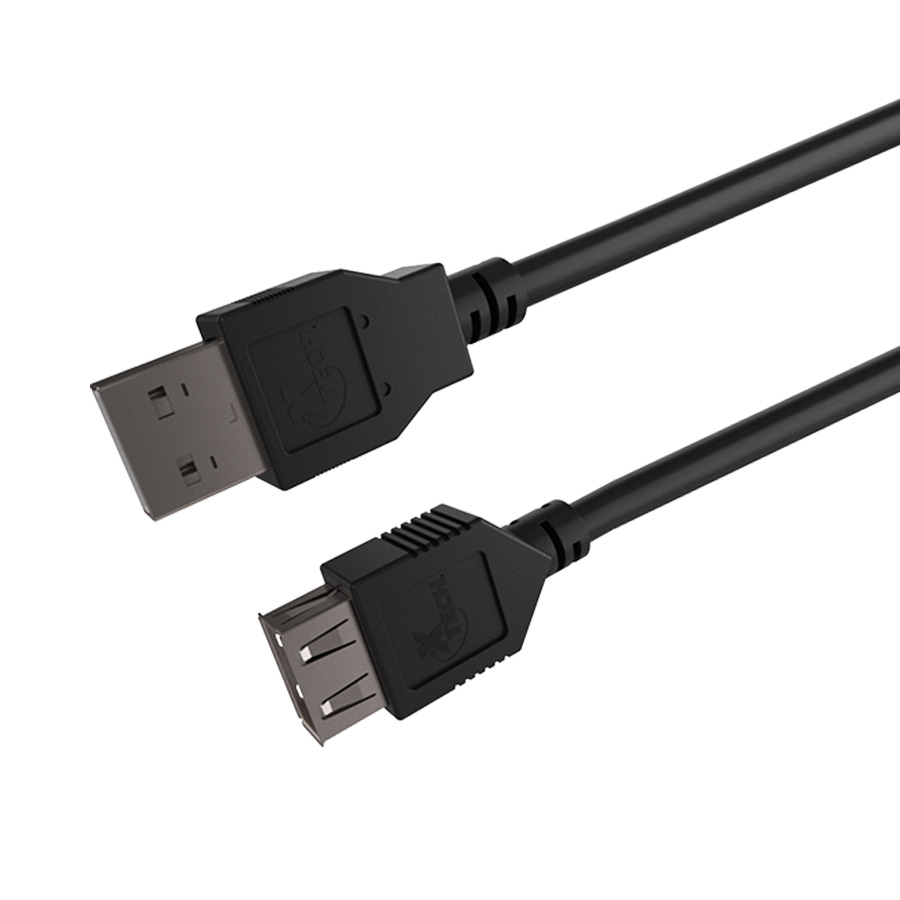 CABLE USB 2.0 MACHO A HEMBRA XTC-301 - XTECH - 1