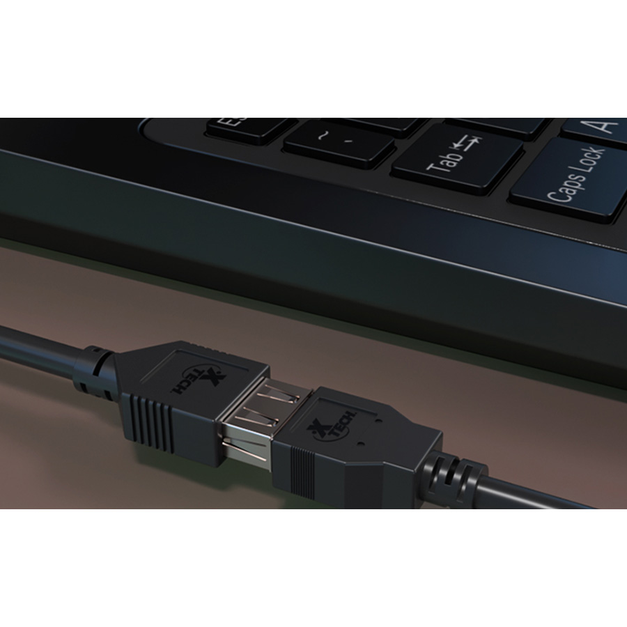 CABLE USB 2.0 MACHO A HEMBRA XTC-301 - XTECH - 2