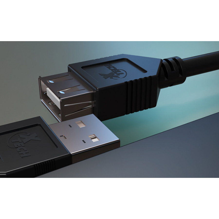 CABLE USB 2.0 MACHO A HEMBRA XTC-301 - XTECH - 4