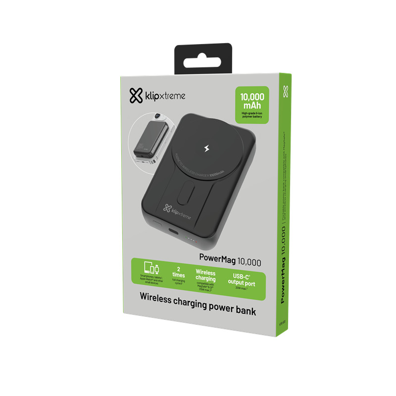 CARGADOR PORTÁTIL POWERMAG 10000 USB C KPB-600 - KLIP XTREME - 5
