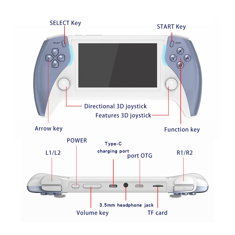 CONSOLA DE VIDEOJUEGOS PORTÁTIL PRO HD 2501-K8 - PROJECT X - 2