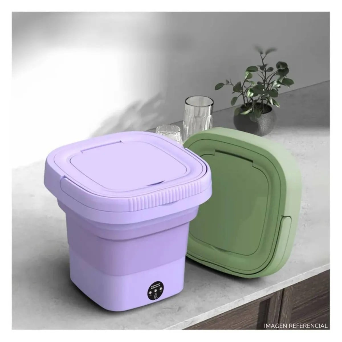 MINI LAVADORA DE ROPA PORTÁTIL COMPACTO PLEGABLE - 2