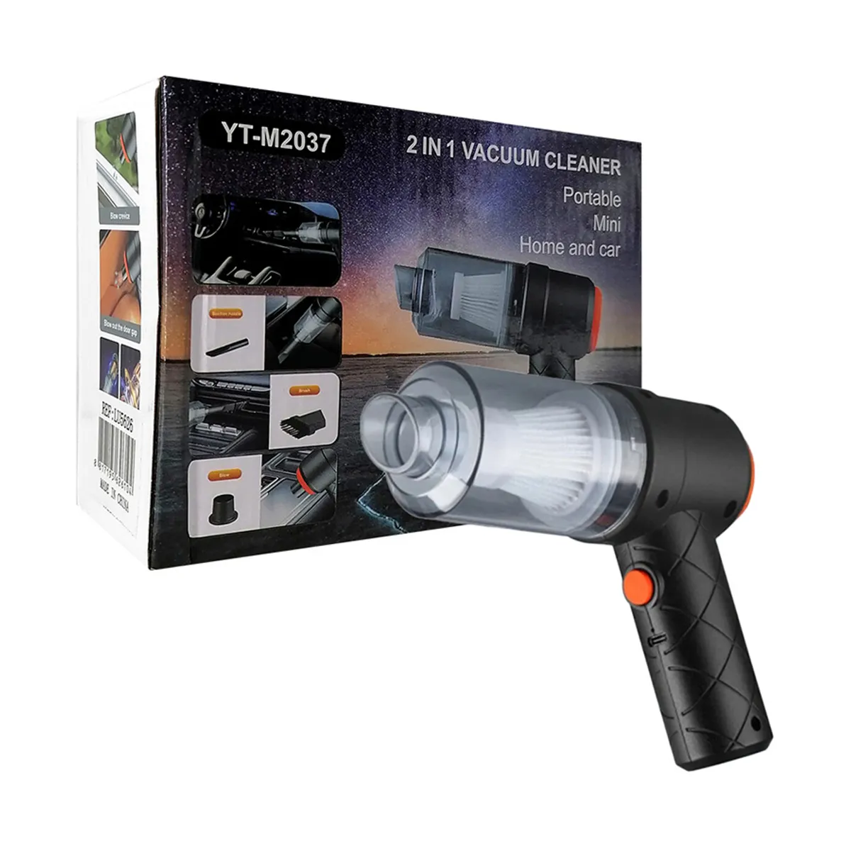 MINI ASPIRADORA PORTABLE 2 EN 1 YT-M2037 - 3