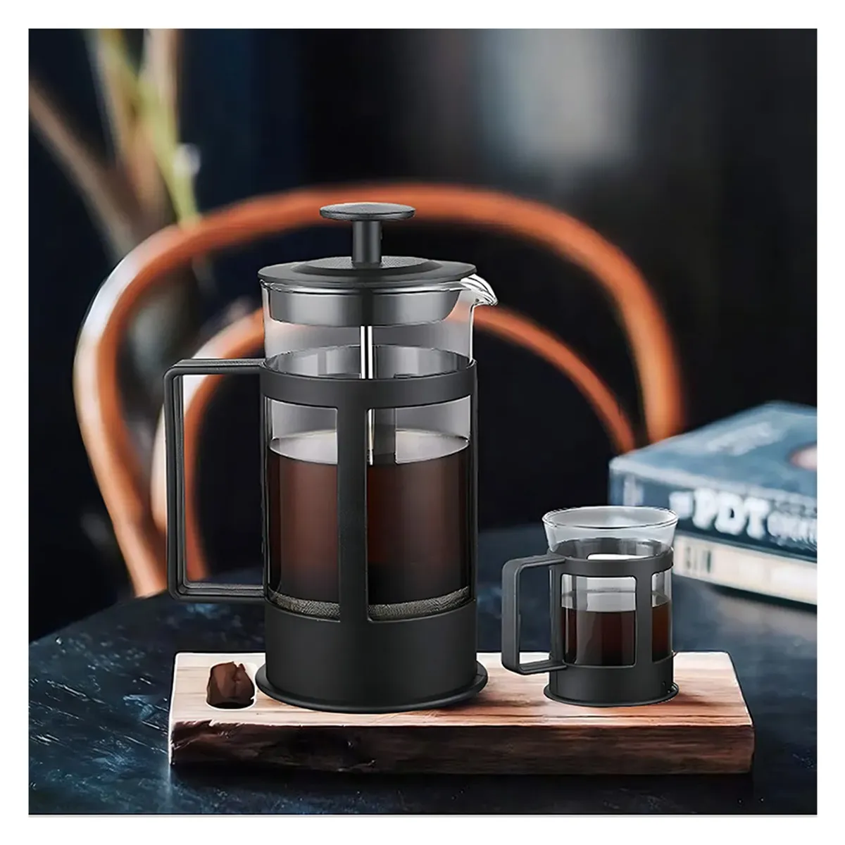 CAFETERA PRENSA FRANCESA - 800 ML - 2