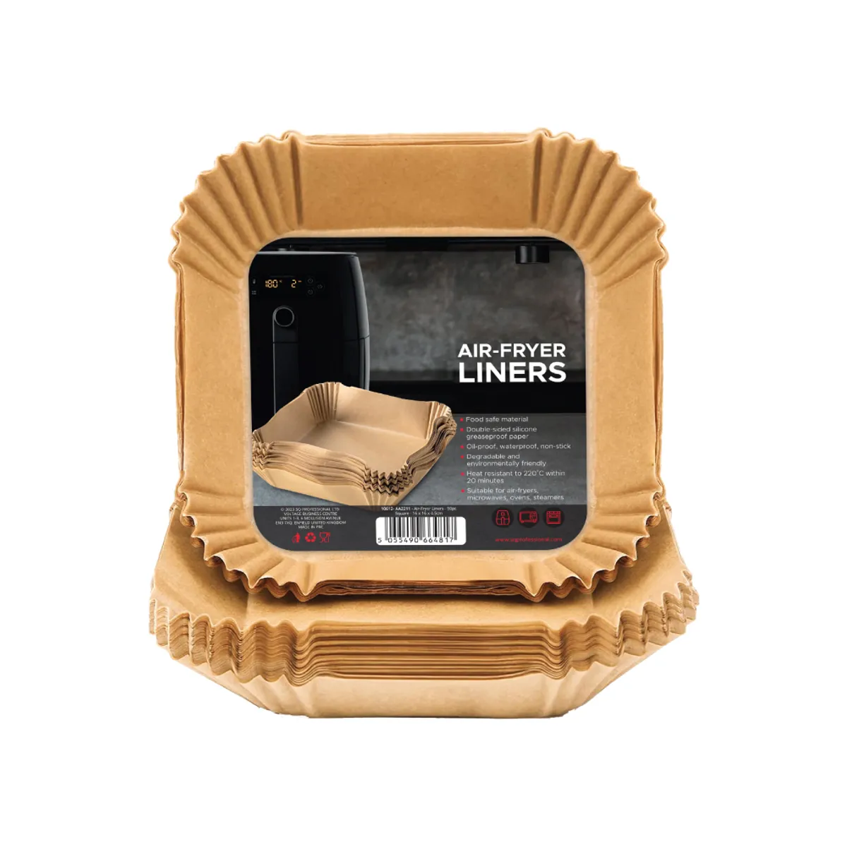 PAPEL ANTIADHERENTE CUADRADO AIR FRYER LINERS - 1