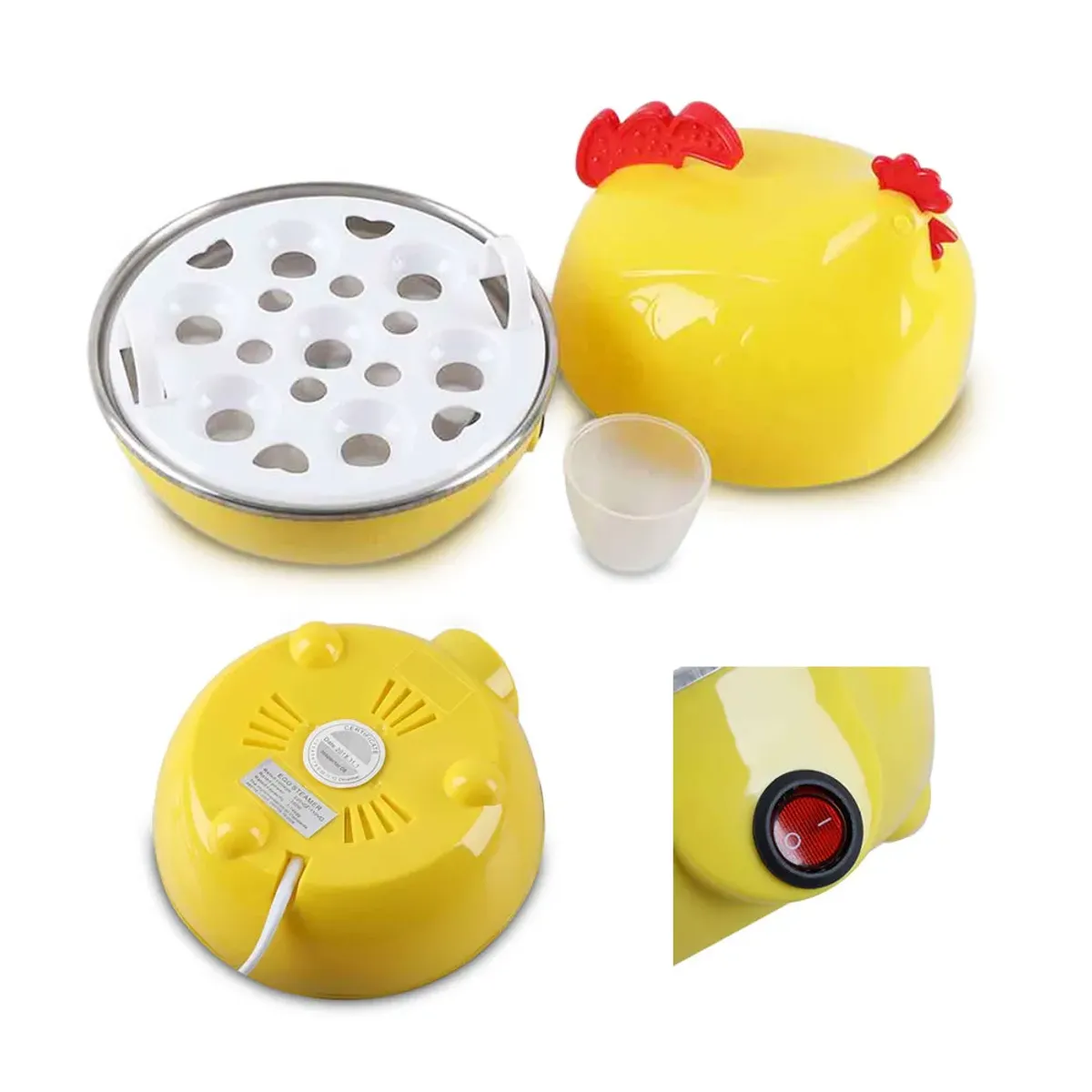 HERVIDORA ELÉCTRICA DE HUEVOS EN FORMA DE GALLINA - 3