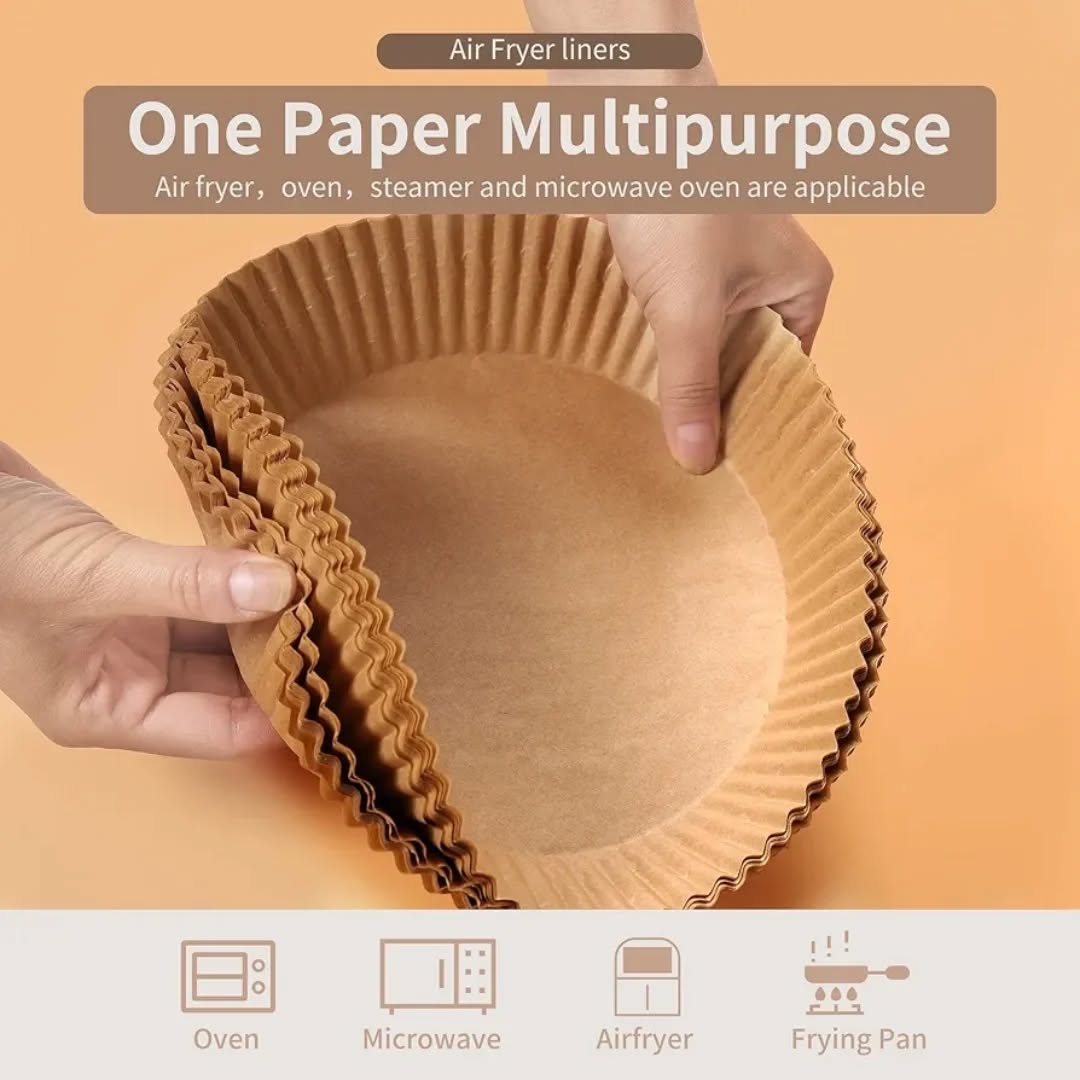 SET DE 50 UNIDADES PAPEL PARA FREIDORA DE AIRE 16X4.5 CM - 2