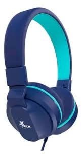 AURICULARES XTECH WIRED AVID NIÑOS MICRO CABLEADO XTH-356 COLOR AZUL - 1