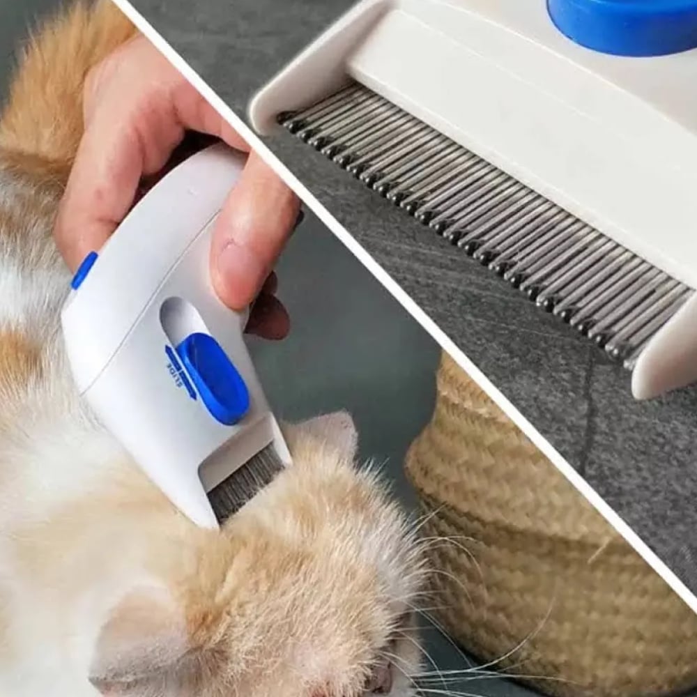 PEINE ANTIPULGAS ELÉCTRICO PARA MASCOTAS - 3