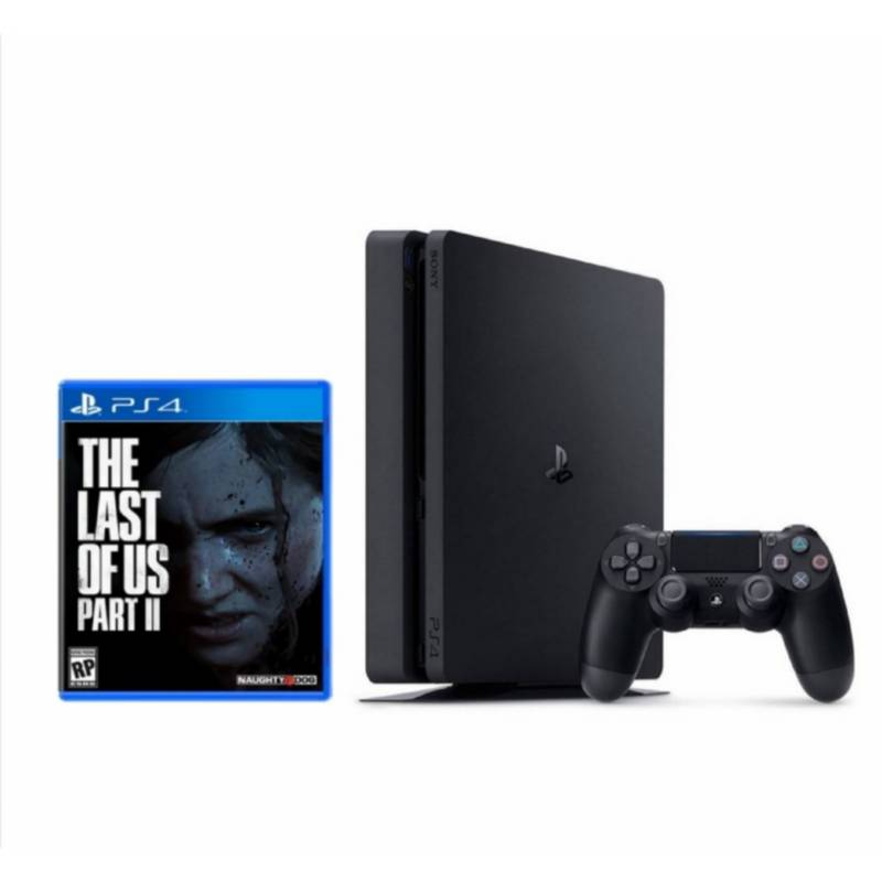 CONSOLA PS4 SLIM 1TB + JUEGO THE LAST OF US 2 REACONDICIONADA - 1