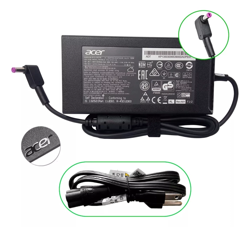 CARGADOR OEM ACER NITRO 5 7.1A 135W PA-1131 16 GAMER - 1