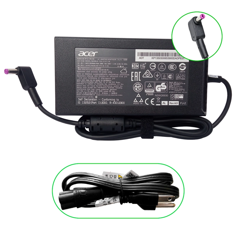 CARGADOR OEM ACER NITRO 5 7.1A 135W PA-1131 16 GAMER - 2