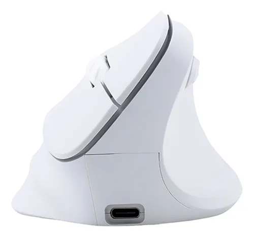 MOUSE GAMER VERTICAL BLUETOOTH TEROS TE-1236S - ERGONOMICO BLANCO - 1