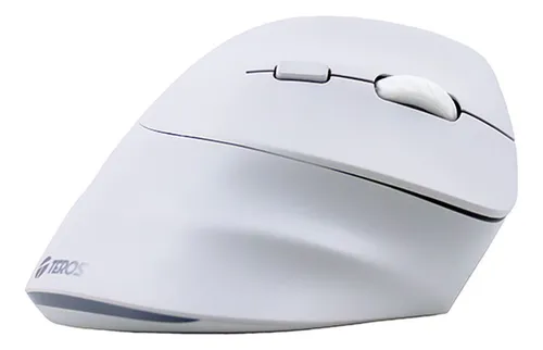 MOUSE GAMER VERTICAL BLUETOOTH TEROS TE-1236S - ERGONOMICO BLANCO - 4