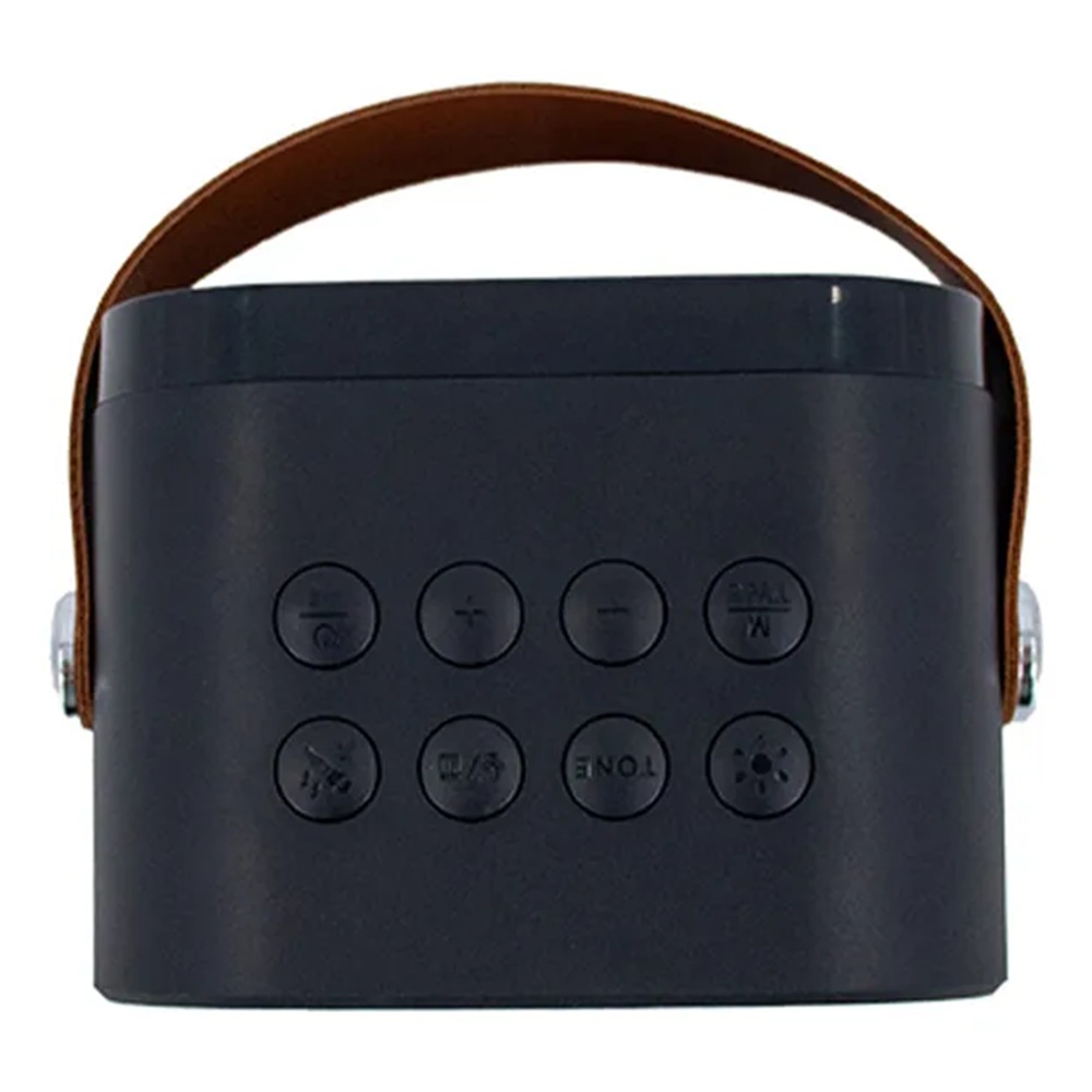 PARLANTE KARAOKE INALÁMBRICO TEROS USB ILUMINACIÓN LED NEGRO - TEROS TE-6013N - 2