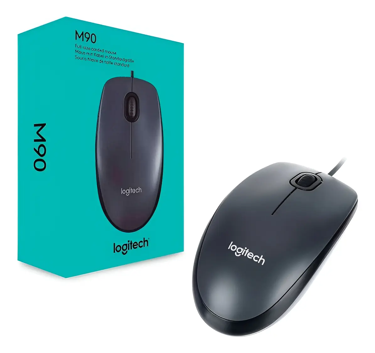 MOUSE LOGITECH M90 ÓPTICO GAMER USB AMBIDIESTRO 800 DPI - 1