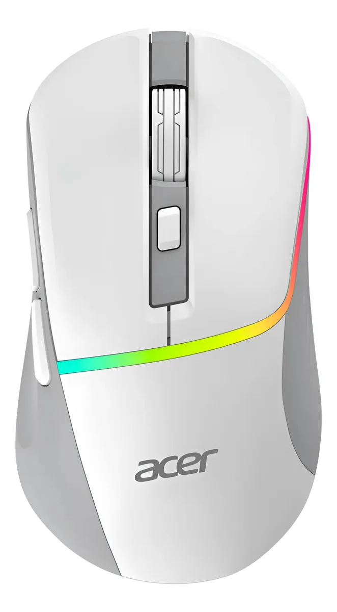 MOUSE GAMER ACER OMR210 BLUETOOTH Y WIRRELES (BATERIAS REC) BLANCO - 1