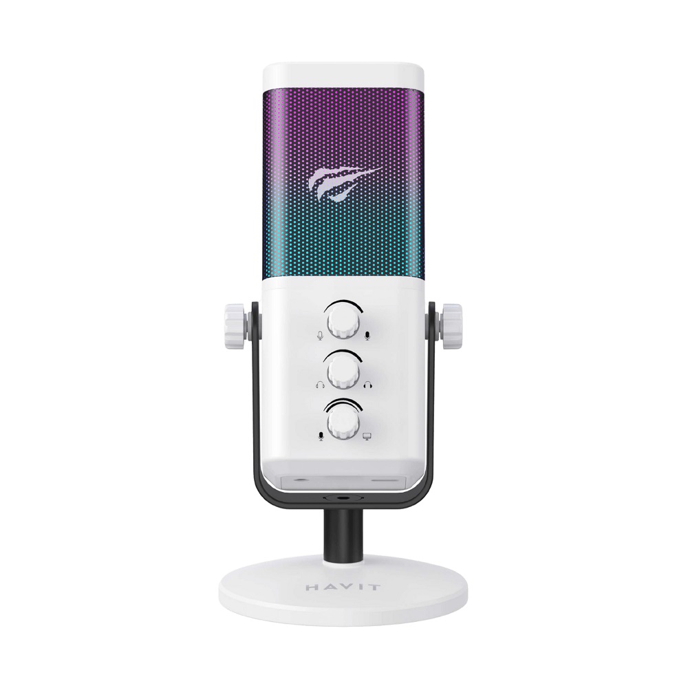 HAVIT MICRÓFONO COMPUTO GK65 - BLANCO - 1