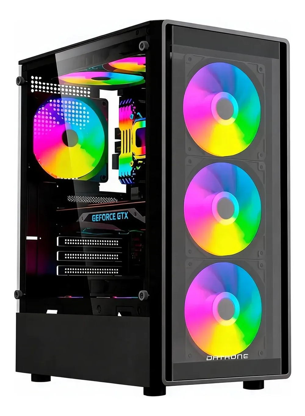 CASE GAMER ATX  DATOAONE ZIGMA G02 VIDRIO 3.0 SIN FUENTE - 2