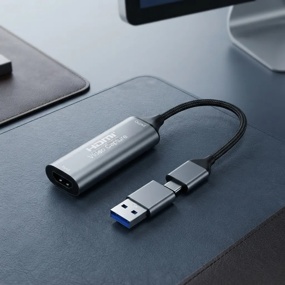 CAPTURADORA DE VIDEO HDMI A USB / TIPO-C - 1