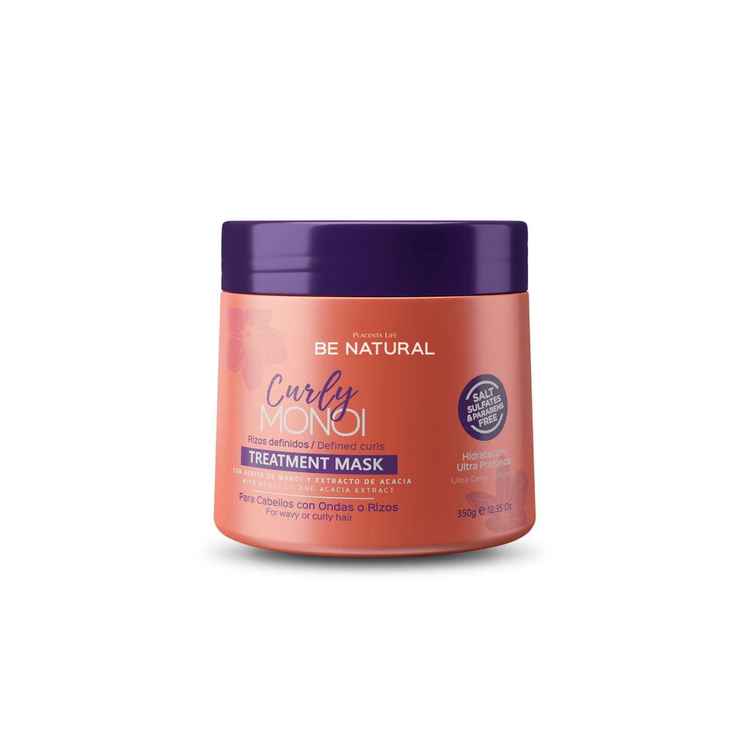 MASCARILLA BE NATURAL CURLY MONOU 350ML RIZOS - 1