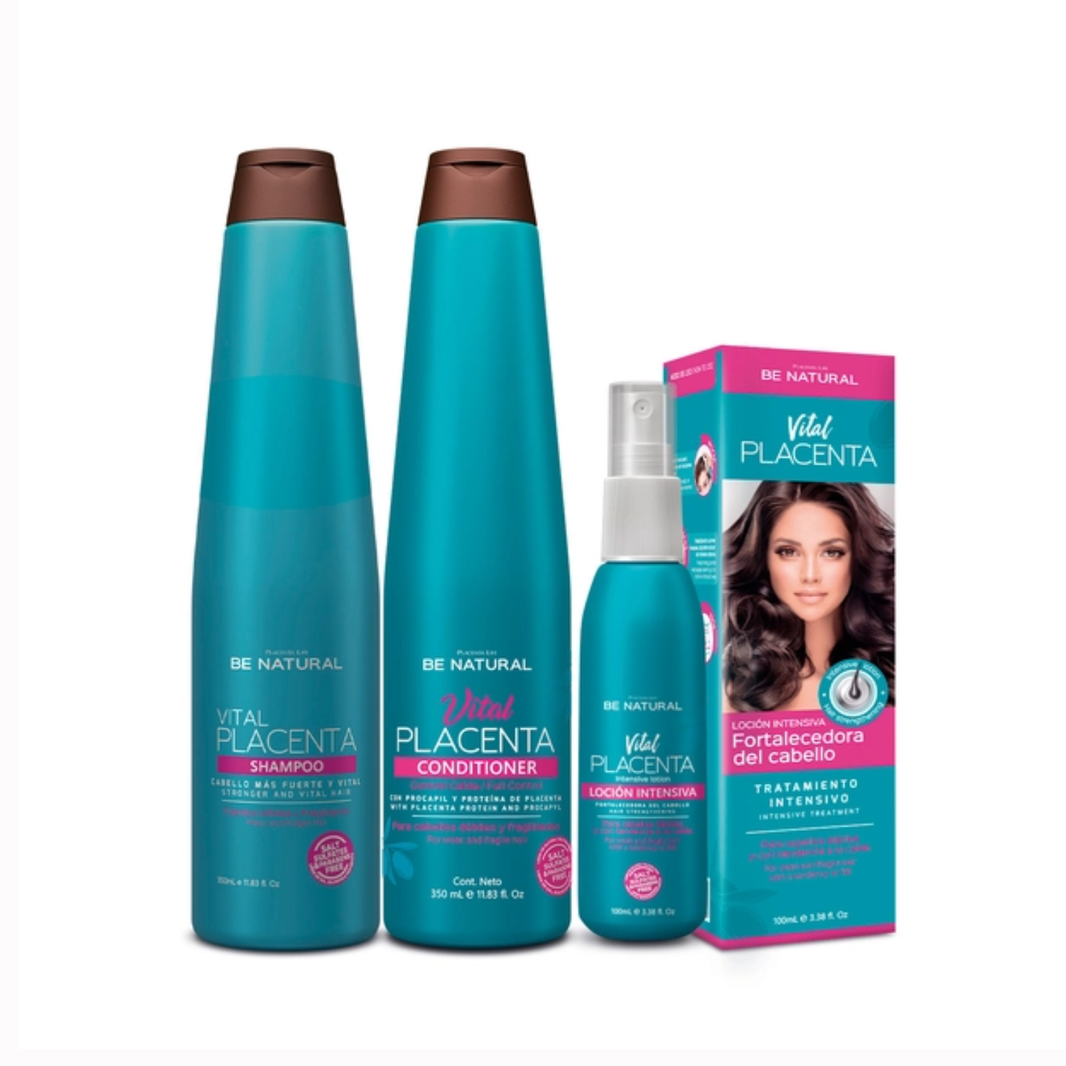 BE NATURAL COMBO VITAL PLACENTA 350ML - 1