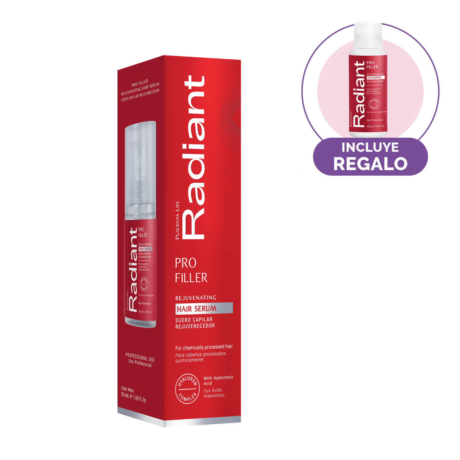 SÉRUM RADIANT 50ML PRO FILLER CAJA - 1