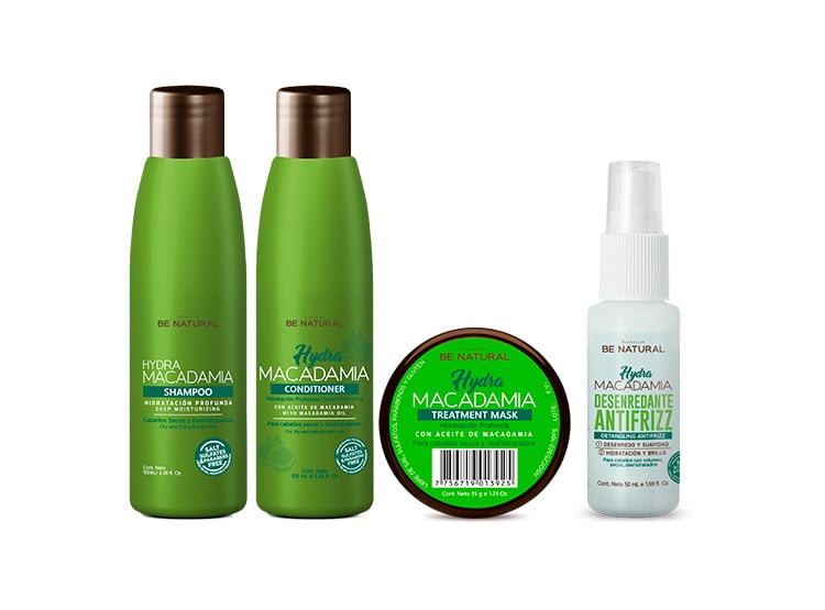 SET HYDRA MACADAMIA TRAVEL SIZE BE NATURAL - 1
