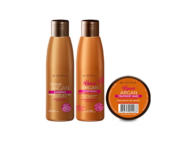SET REPAIR ARGÁN TRAVEL SIZE BE NATURAL - 1