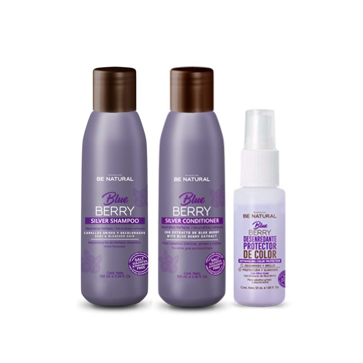 SET BLUE BERRY TRAVEL SIZE BE NATURAL - 1