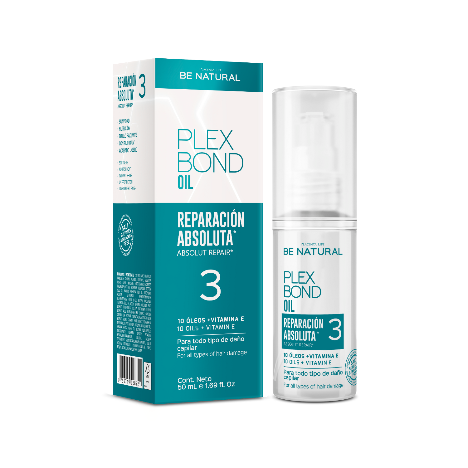 OIL PLEX BOND REPARACIÓN ABSOLUTA 50ML BE NATURAL - 1