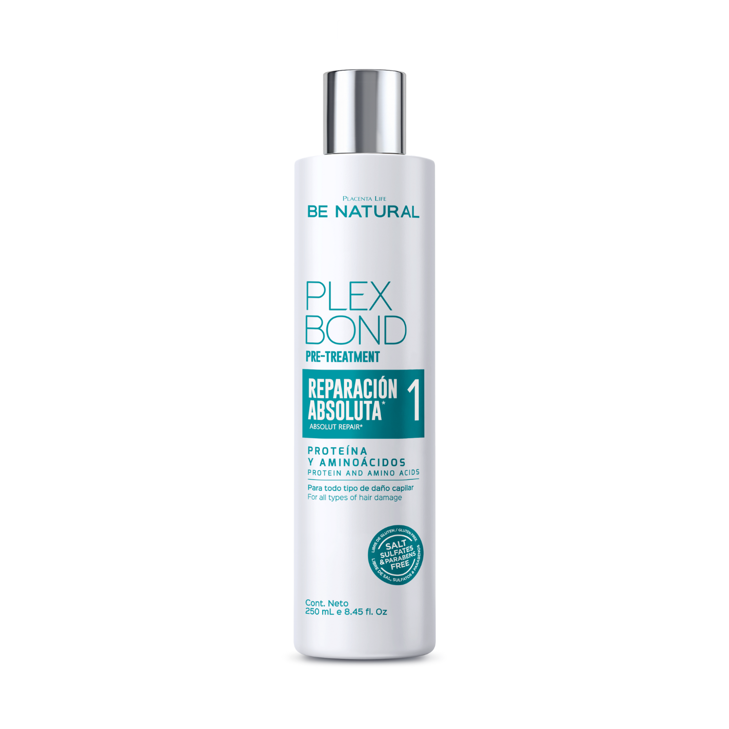 PRE TREATMENT PLEX BOND REPARACIÓN ABSOLUTA 250ML BE NATURAL - 1