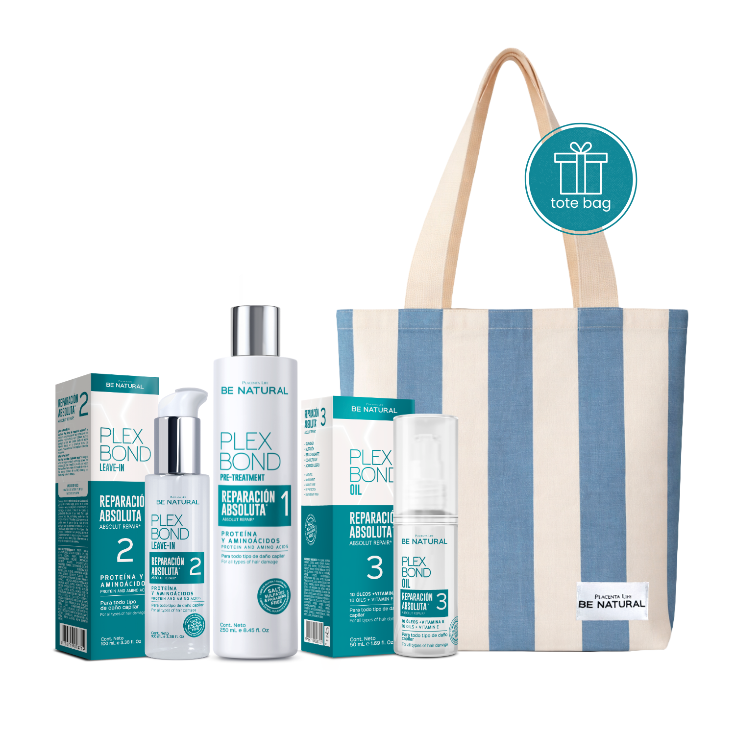SET PLEX BOND REPARACIÓN ABSOLUTA BE NATURAL - 1