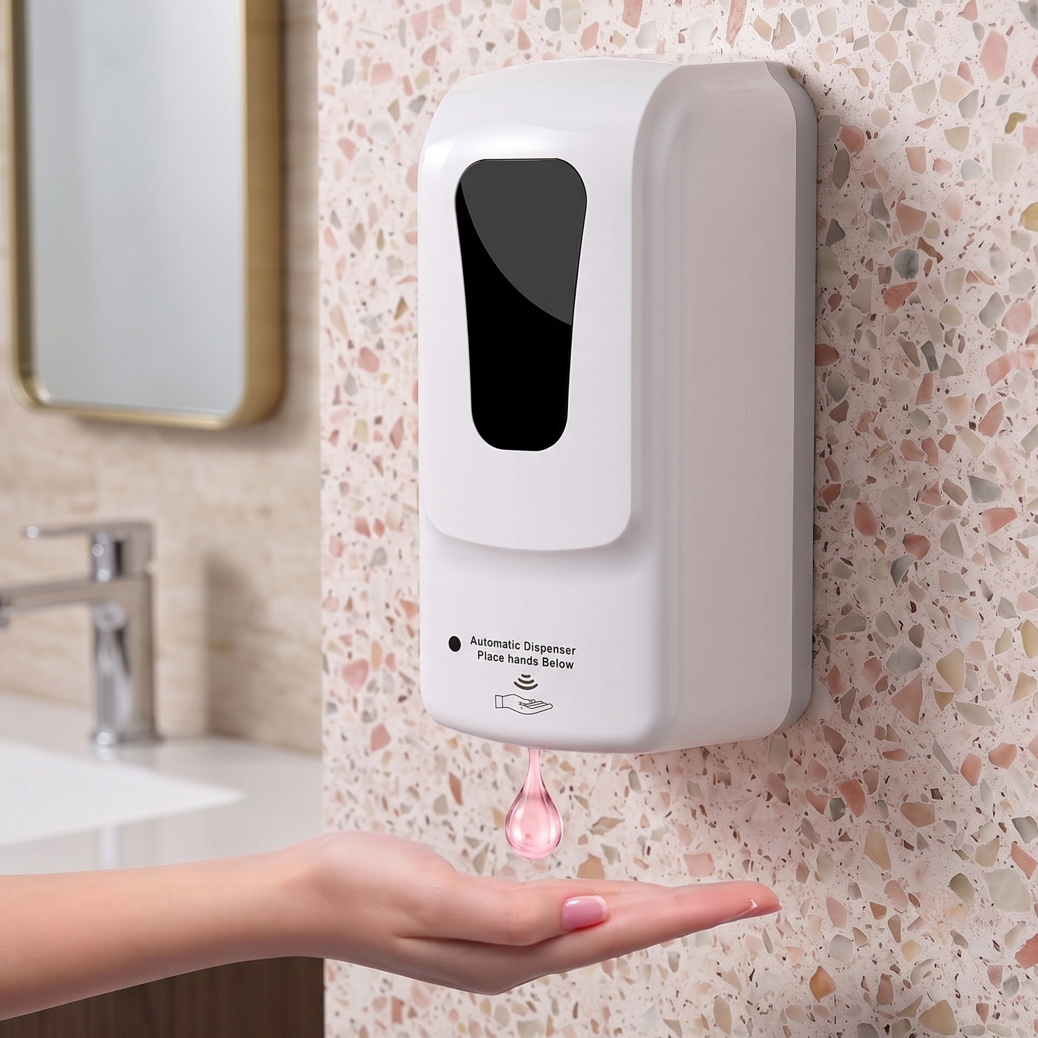 DISPENSADOR DE JABÓN AUTOMÁTICO 1000 ML - 2