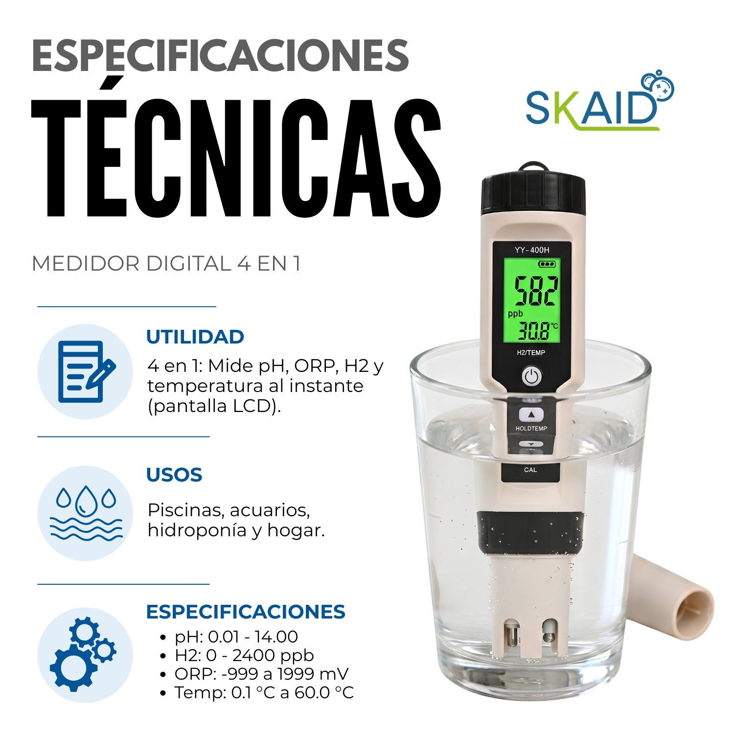 MEDIDOR DIGITAL 4 EN 1 - 4