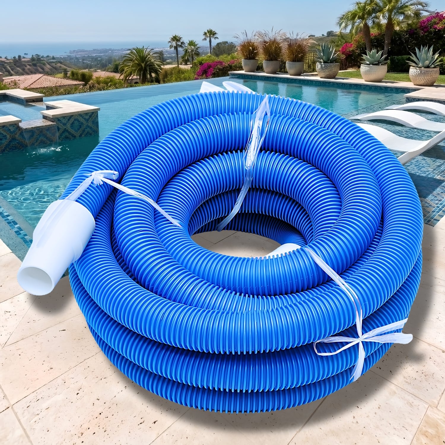 MANGUERA PARA ASPIRACIÓN DE PISCINA X 9 METROS - 1