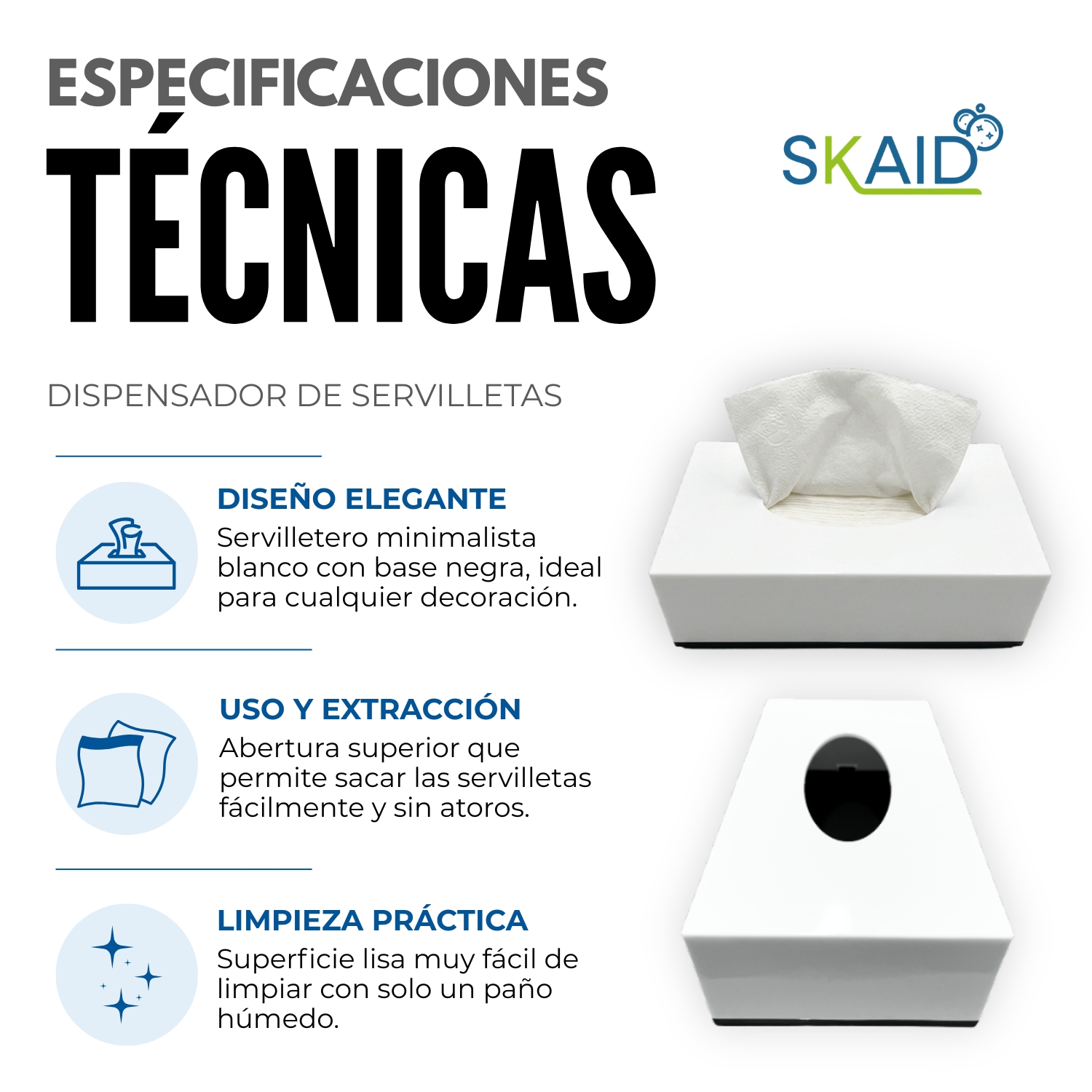 DISPENSADOR DE SERVILLETAS - 4