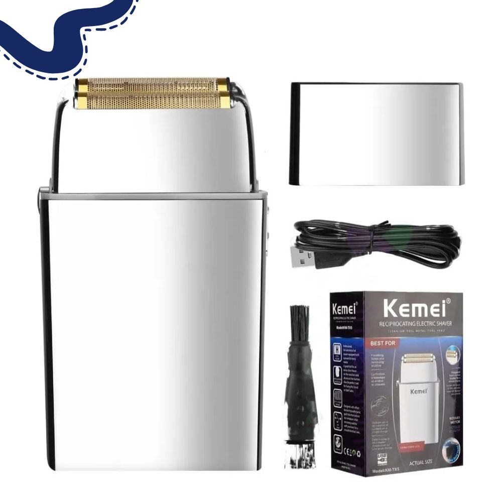 AFEITADORA KEMEI KM-TX5 SHAVER RECARGABLE - 2
