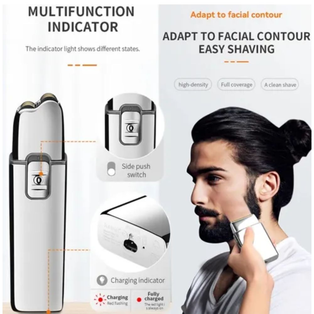 AFEITADORA KEMEI KM-TX5 SHAVER RECARGABLE - 4