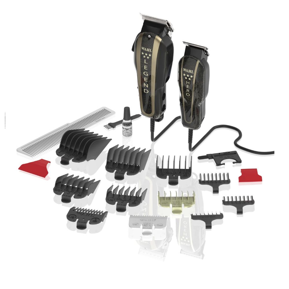 MAQUINA WAHL 08180-118 COMBO BARBER LEGEND HERO - 3