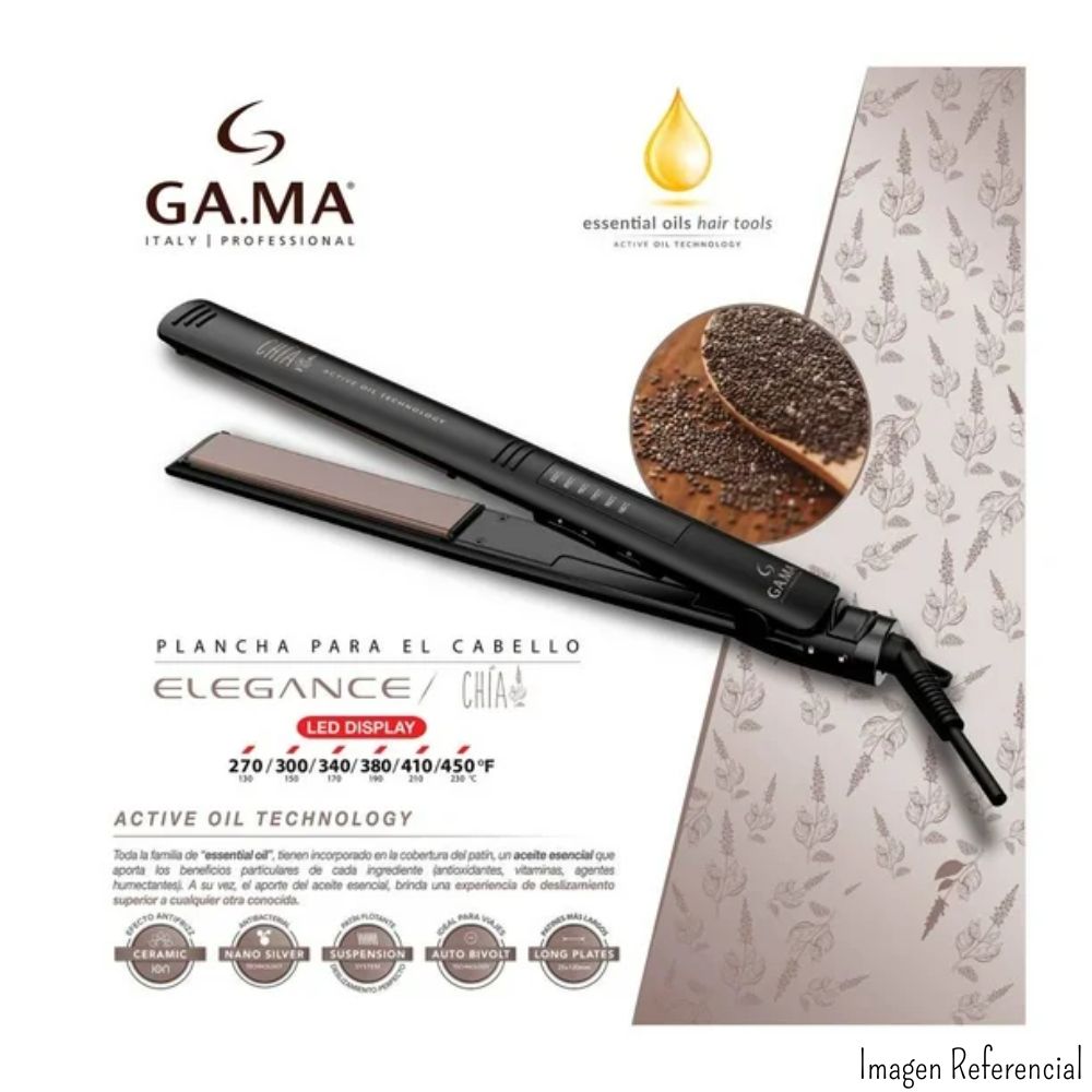 PLANCHA ALISADORA GAMA BECHS0000002568 ELEGANCE LED CHIA - 4