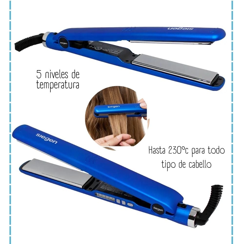 PLANCHA ALISADORA SIEGEN SG4700 PLACAS TITANIUM FLOTANTES SG 4700 - 5