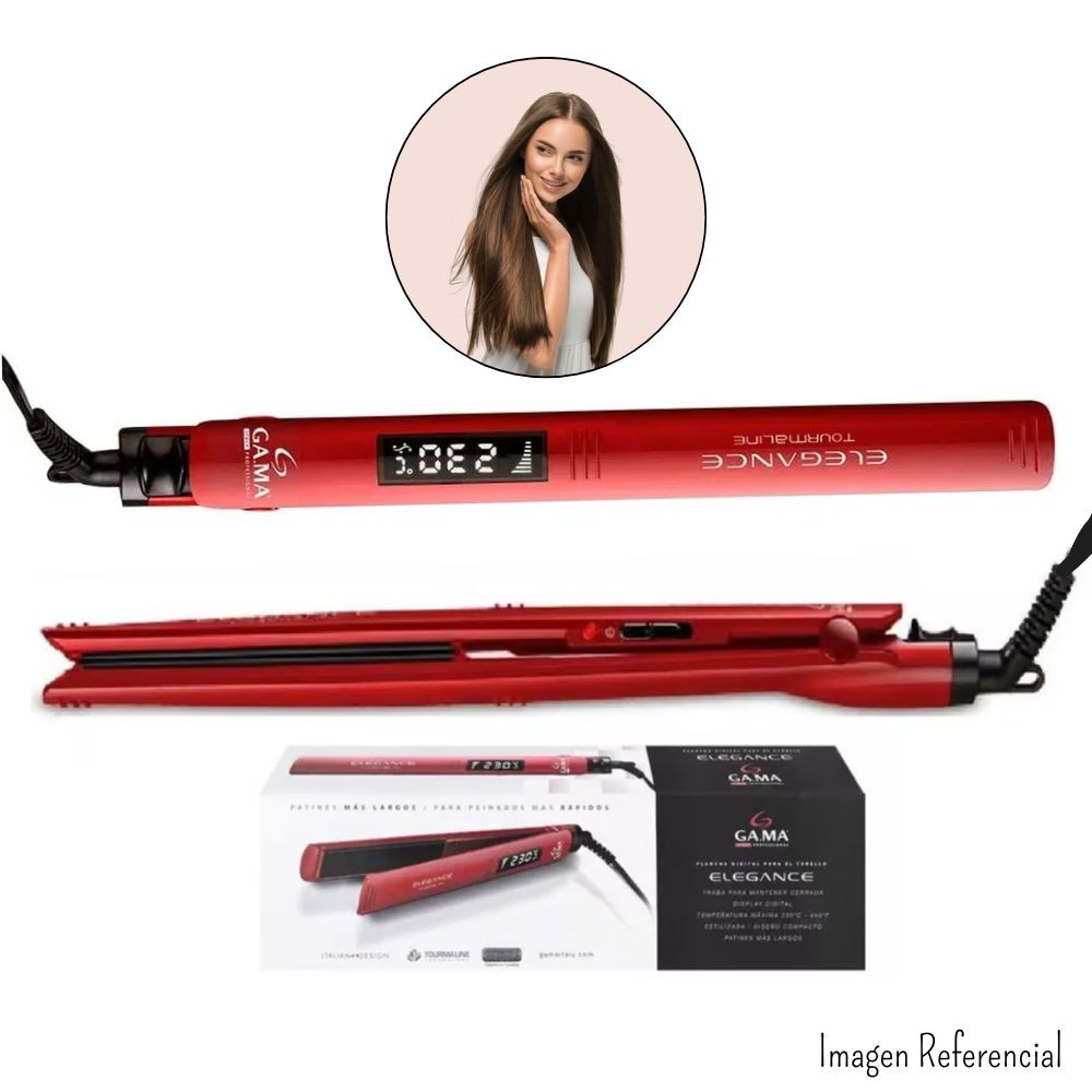 PLANCHA ALISADORA GAMA ELEGANCE DIGITAL 230°C - 4