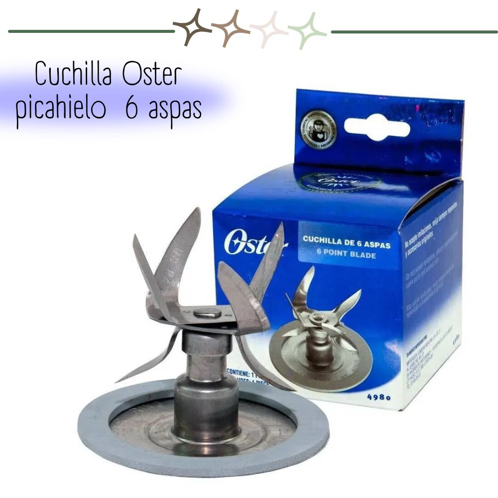 CUCHILLA OSTER 4980 PICAHIELO 6 ASPAS - 1
