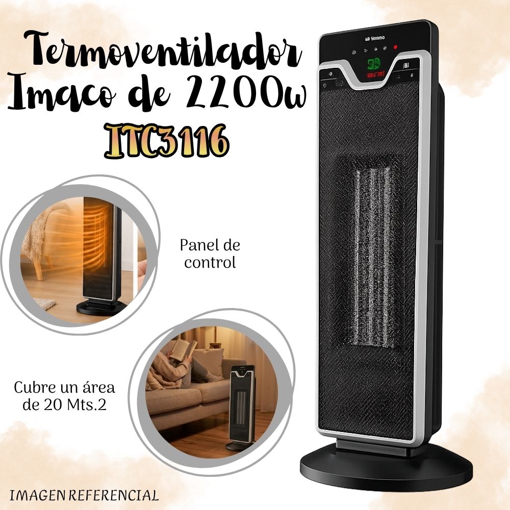 TERMO VENTILADOR IMACO ITC3116 - 1