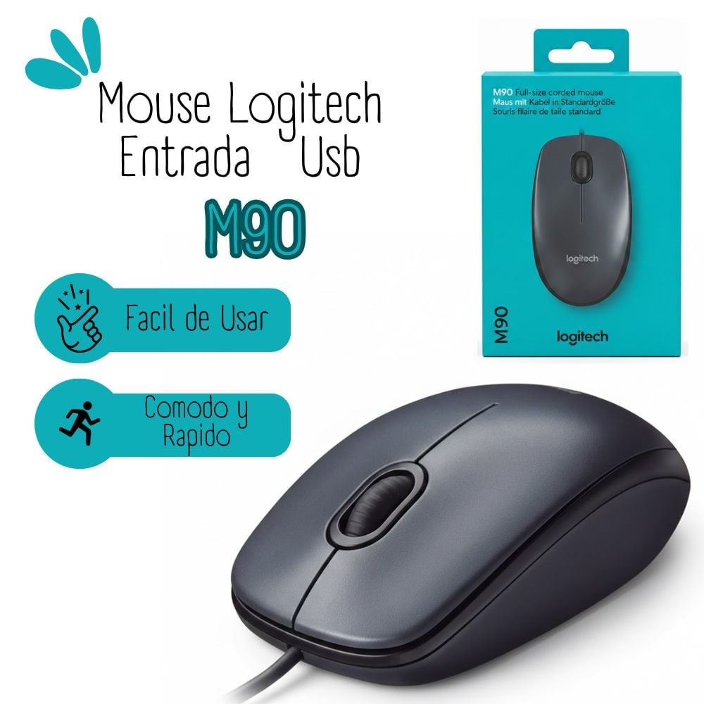 MOUSE LOGITECH M90 USB CABLE - 1