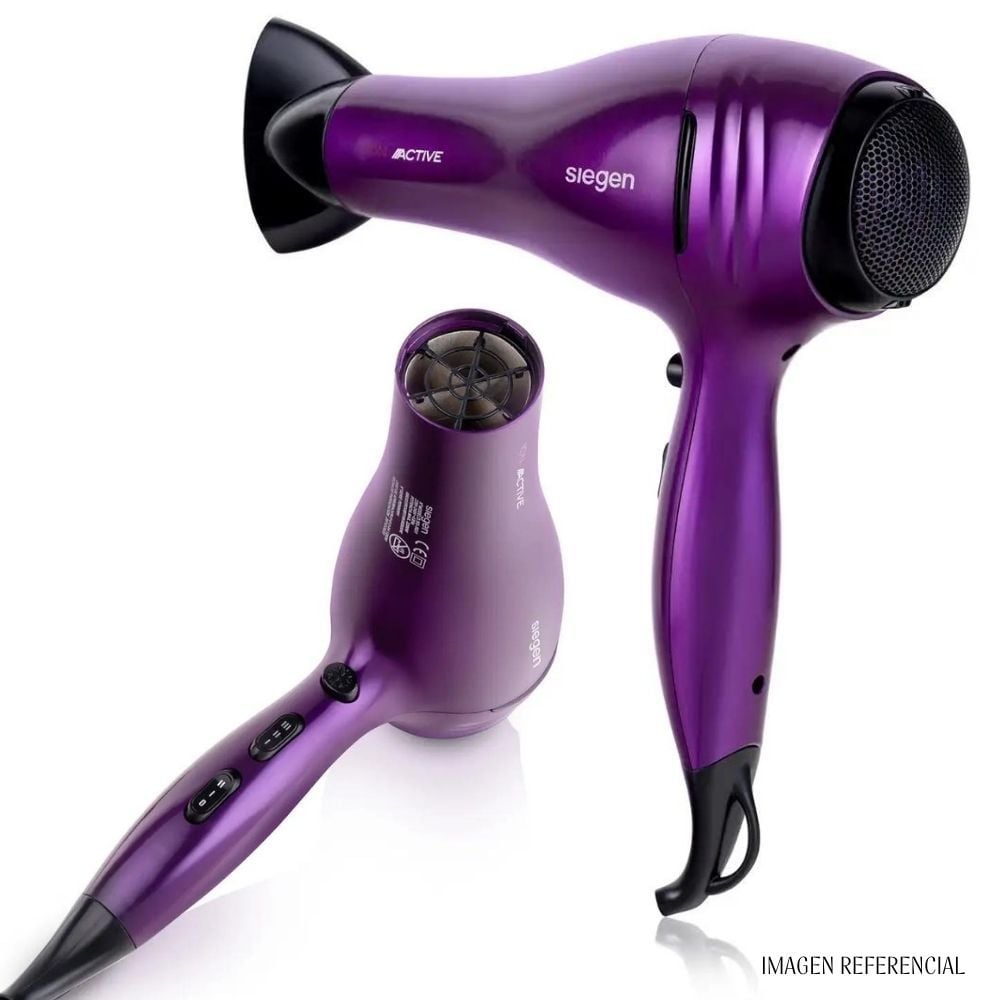 SECADORA CABELLO SIEGEN SG-3031 2200W DC-SG3031/MORADO - 3